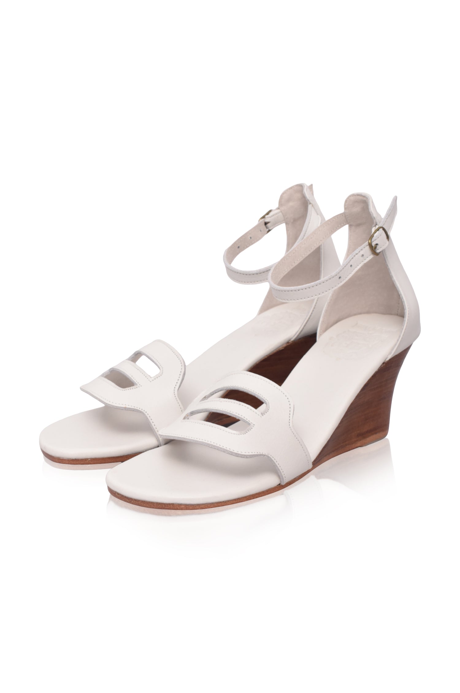 Como Leather Wedge Sandals by Bali ELF