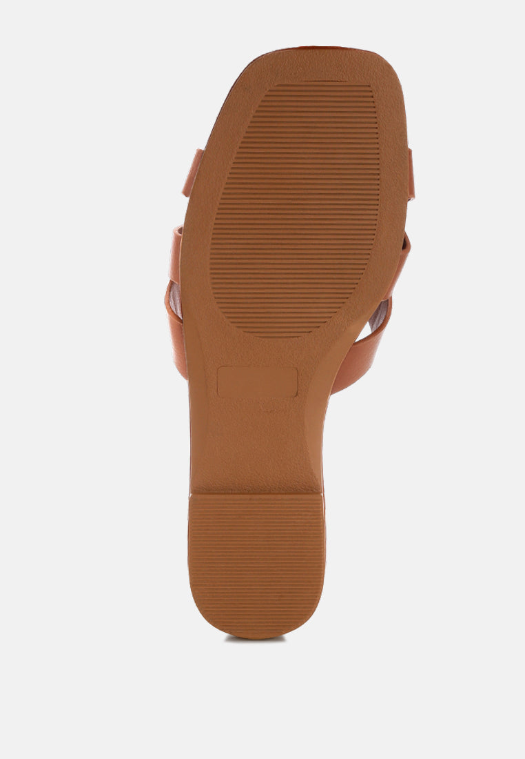 Dickery Knotted Straps Detail Slip Ons