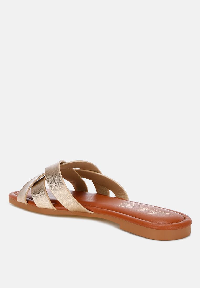 Dickery Knotted Straps Detail Slip Ons