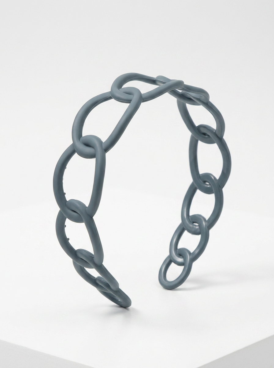 PVC Chain Headband – Edgy Glam