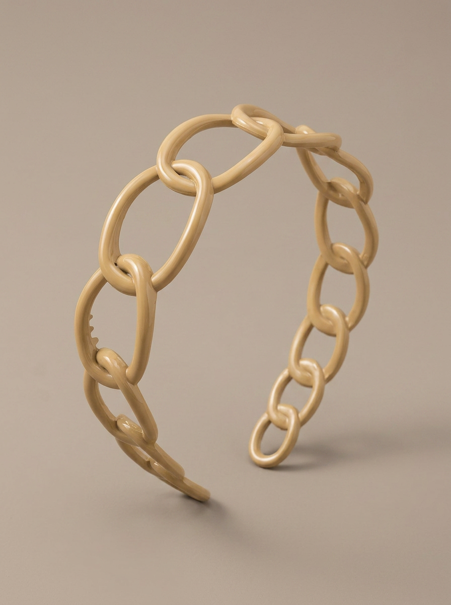 PVC Chain Headband – Edgy Glam