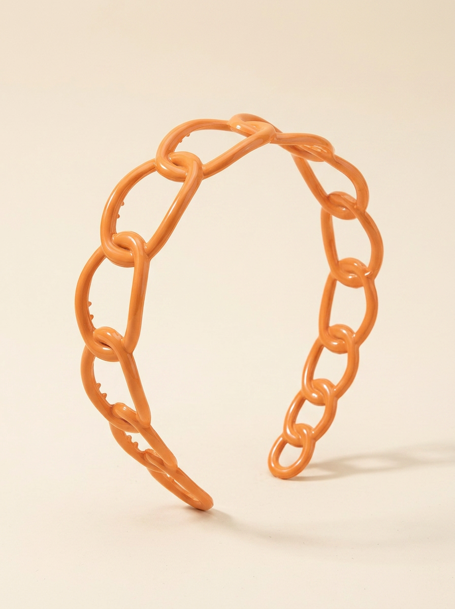 PVC Chain Headband – Edgy Glam