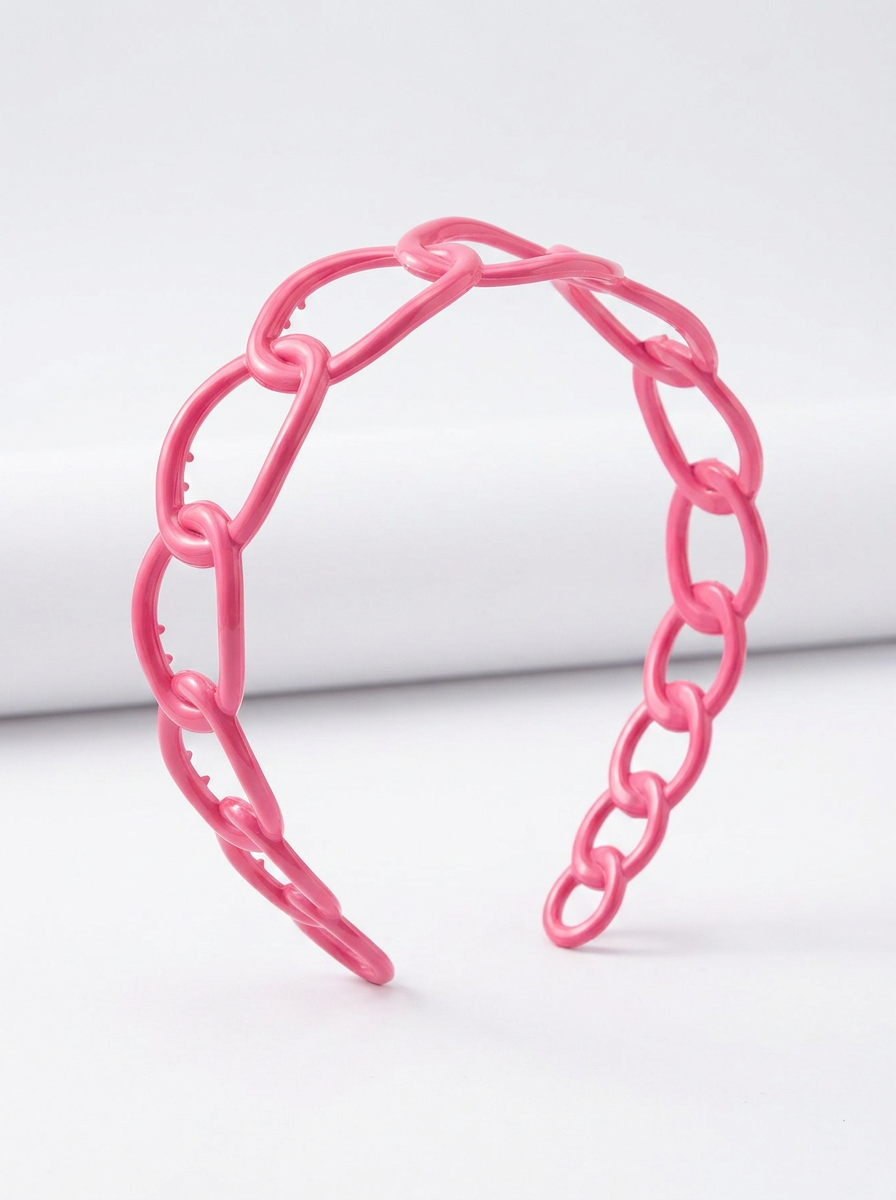 PVC Chain Headband – Edgy Glam
