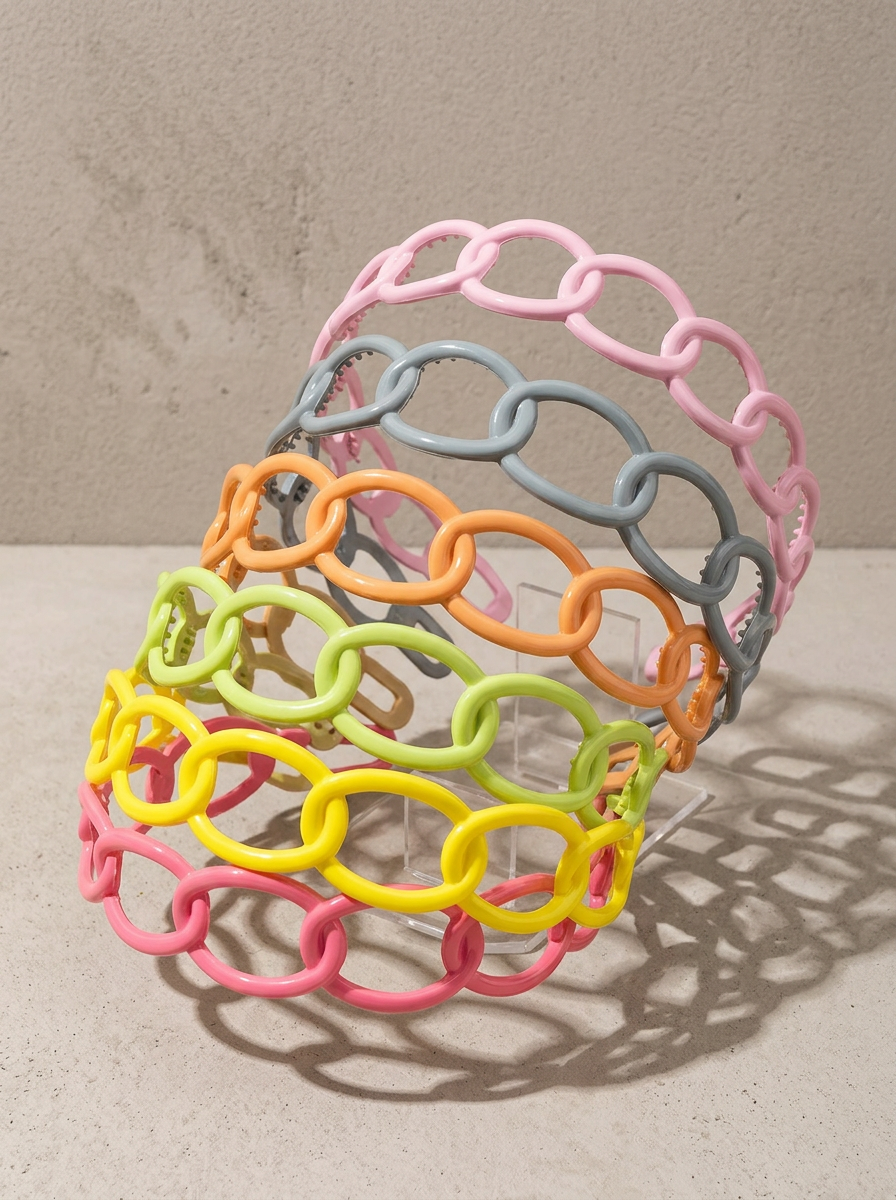 PVC Chain Headband – Edgy Glam