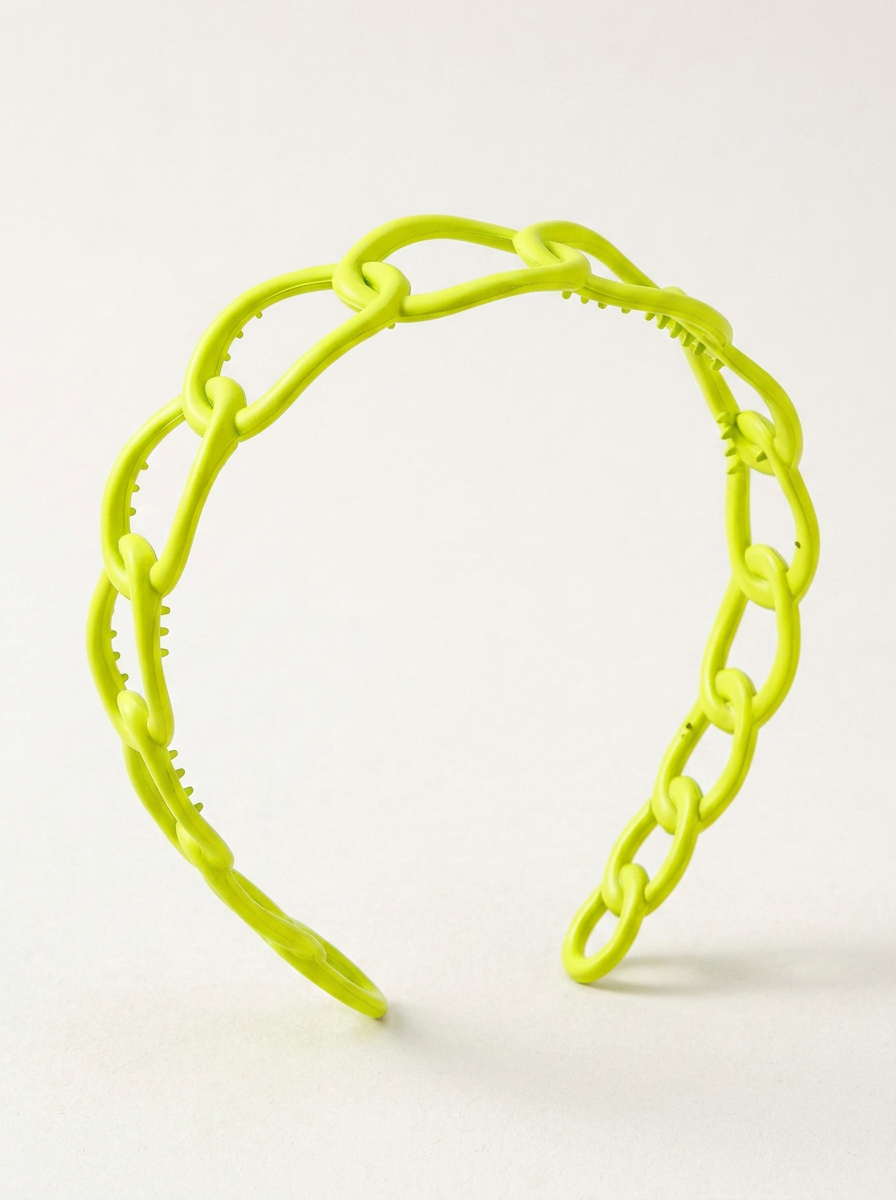 PVC Chain Headband – Edgy Glam