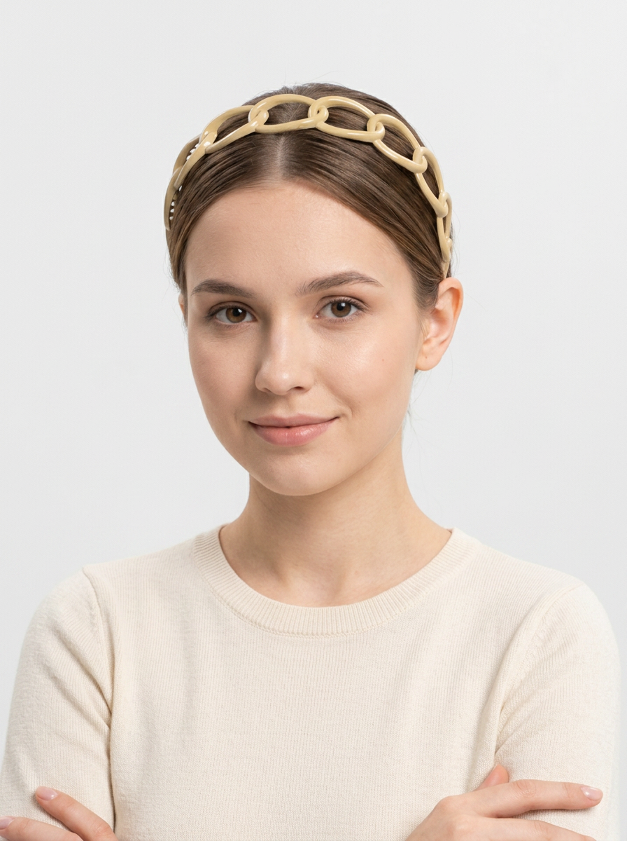 PVC Chain Headband – Edgy Glam