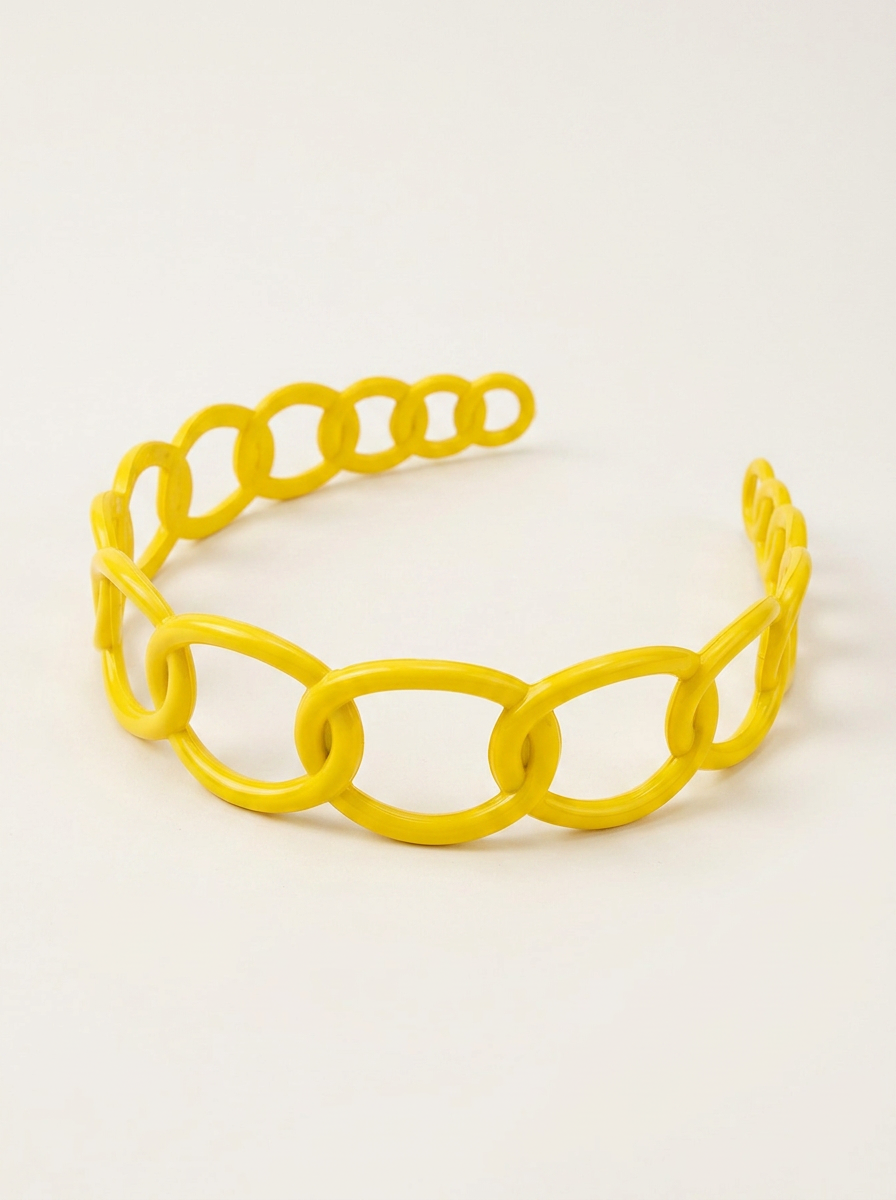 PVC Chain Headband – Edgy Glam