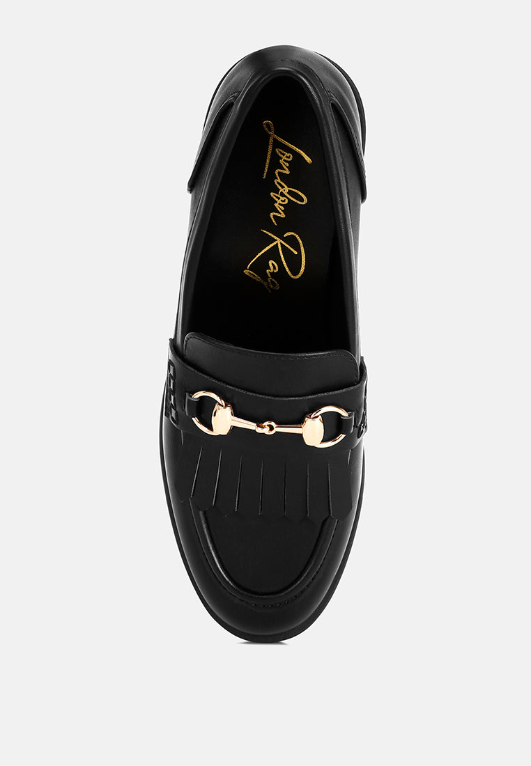 Enola Low Block Heel Loafers