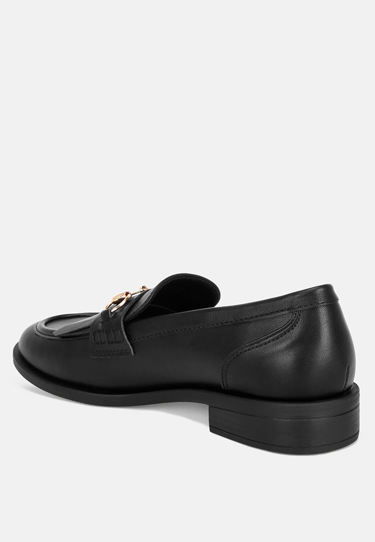 Enola Low Block Heel Loafers