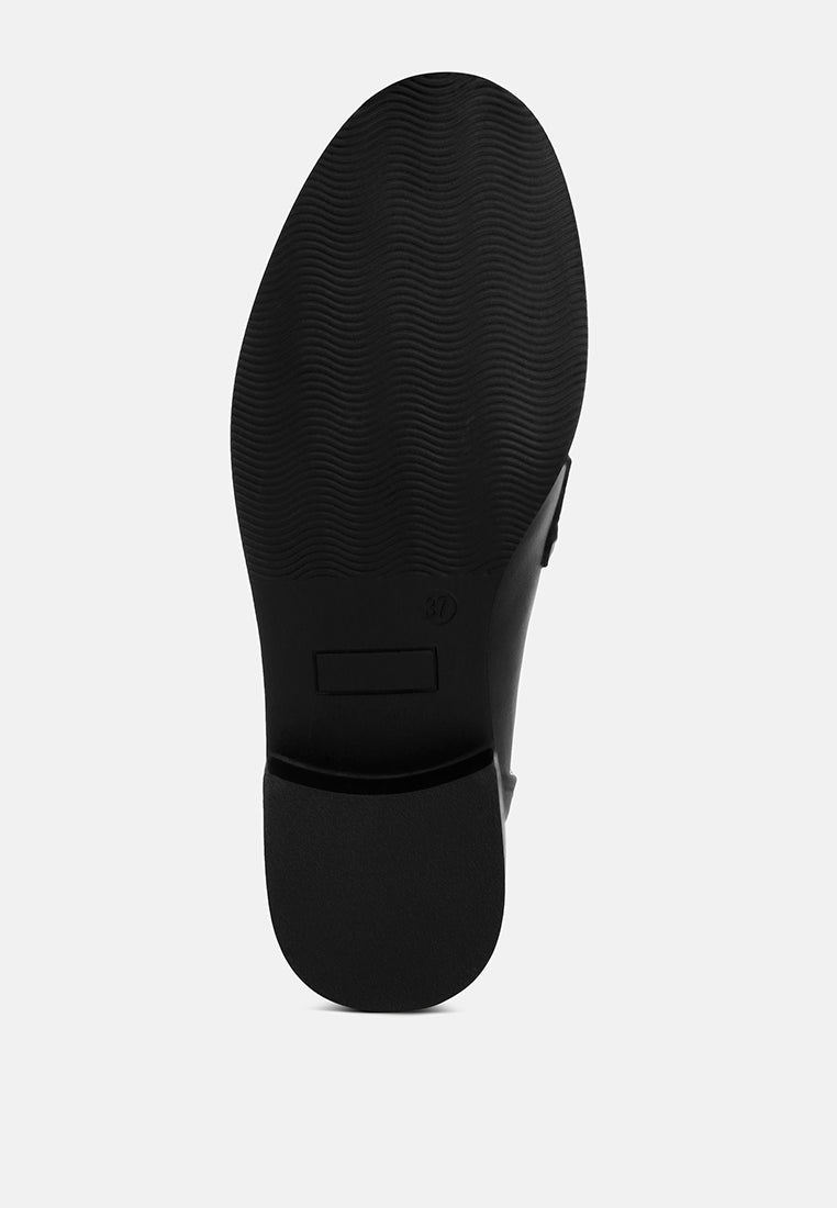 Enola Low Block Heel Loafers