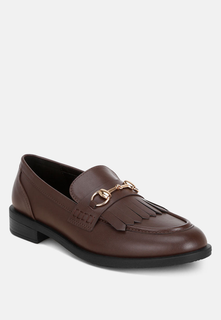 Enola Low Block Heel Loafers