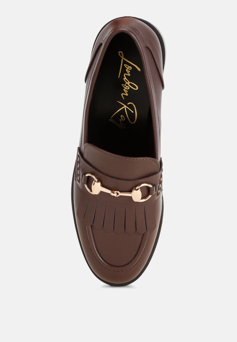 Enola Low Block Heel Loafers