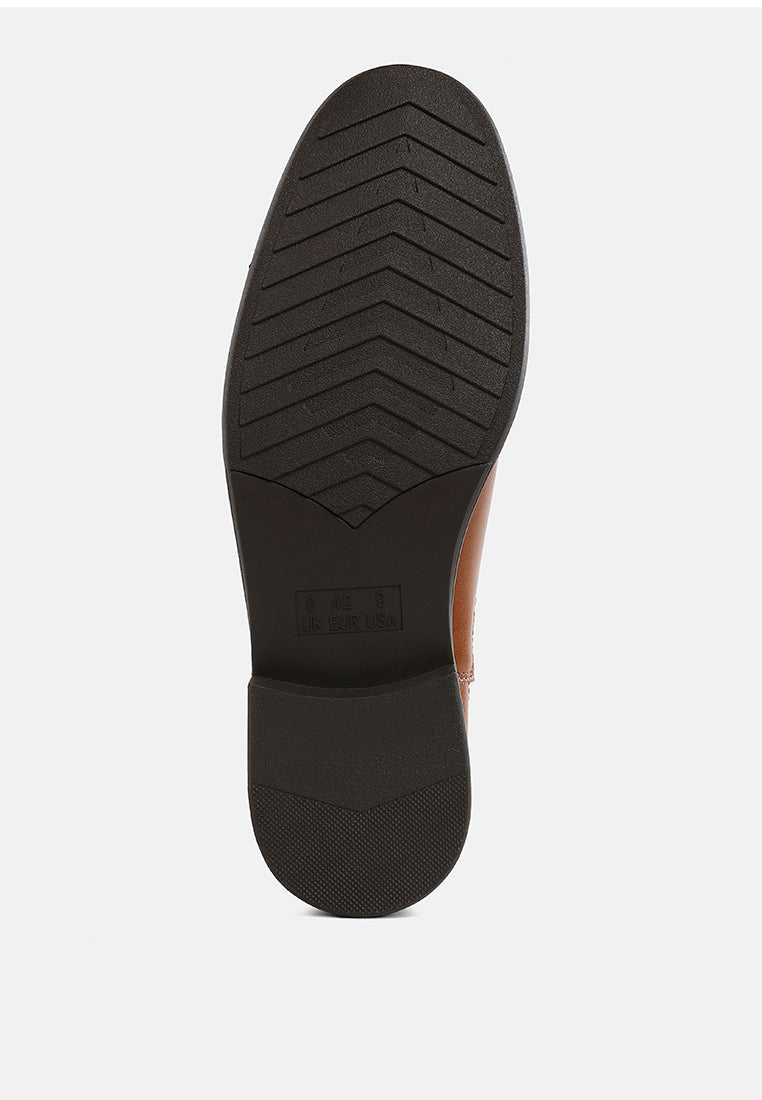 Men's Faux Leather Chelsea Boots by RAG