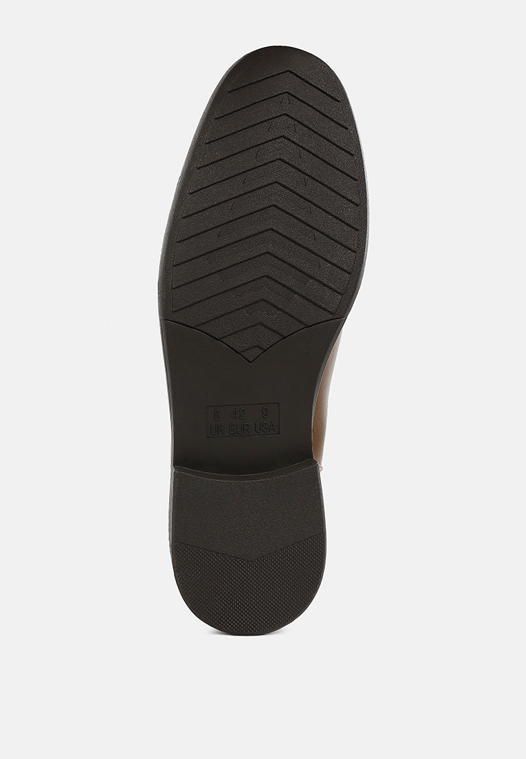 Men's Faux Leather Chelsea Boots by RAG
