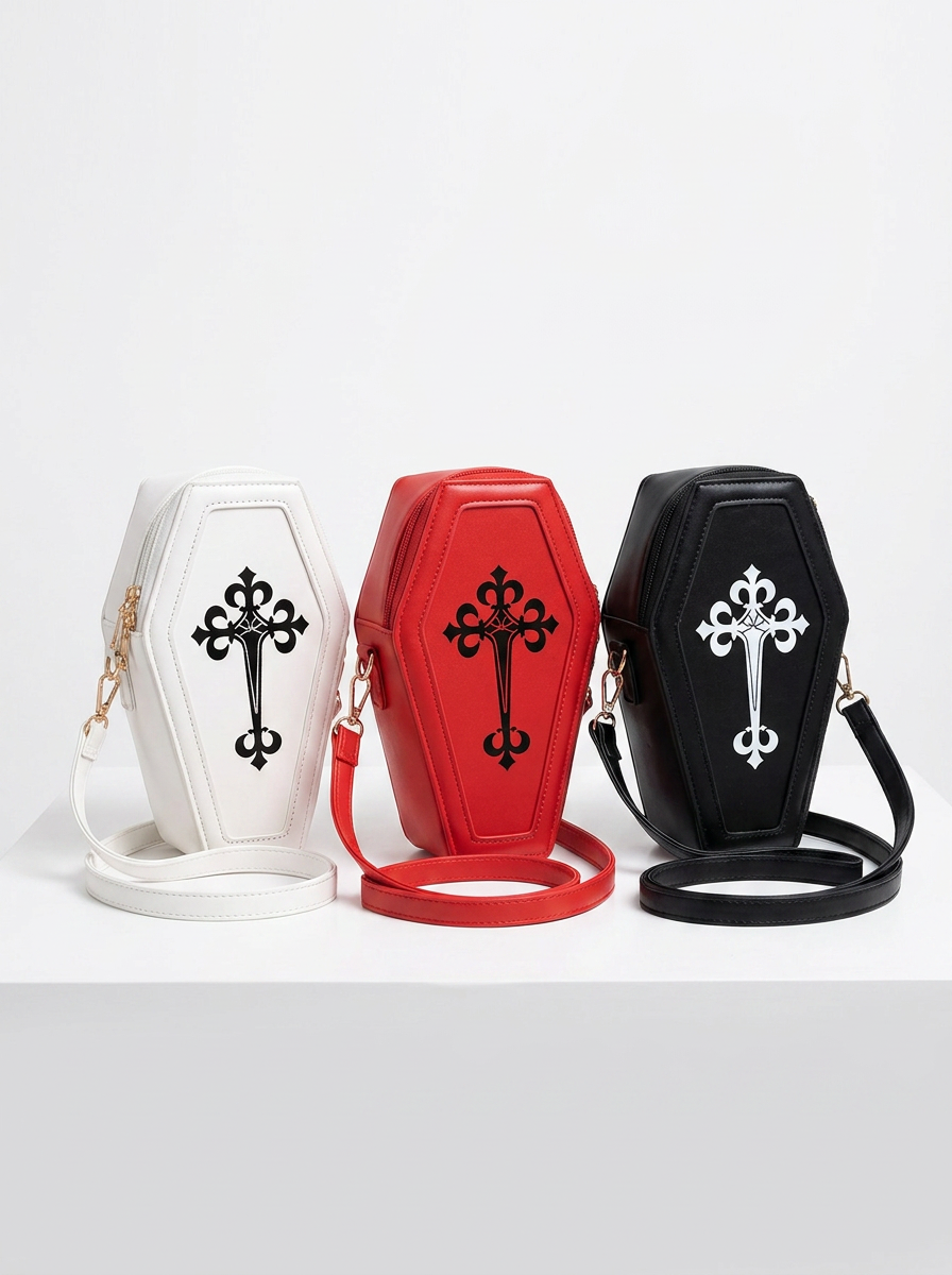 🖤 Gothic Girl Crossbody Bag