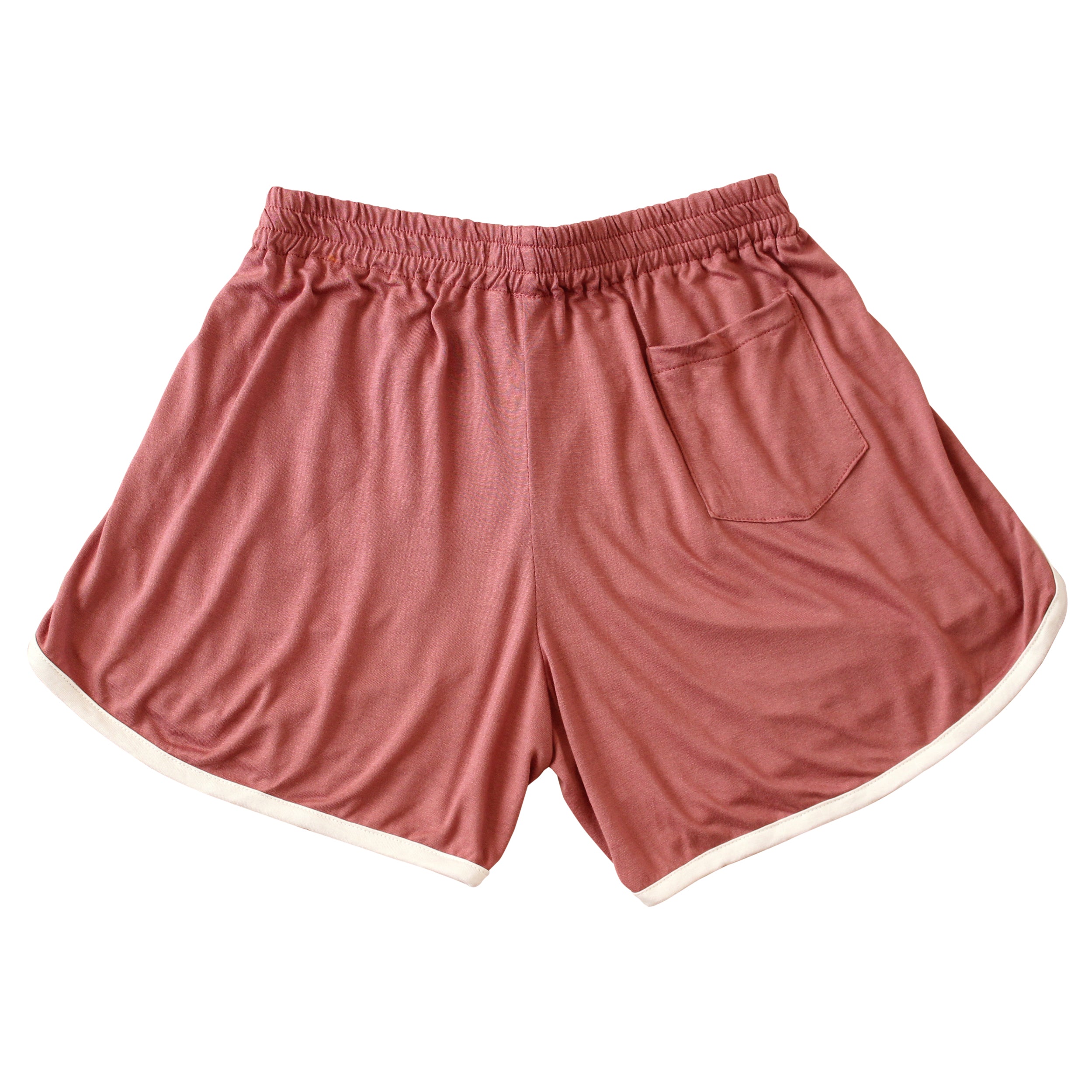 GIRL Seaside Runner Bamboo Shorts In Desert Rose by BrunnaCo