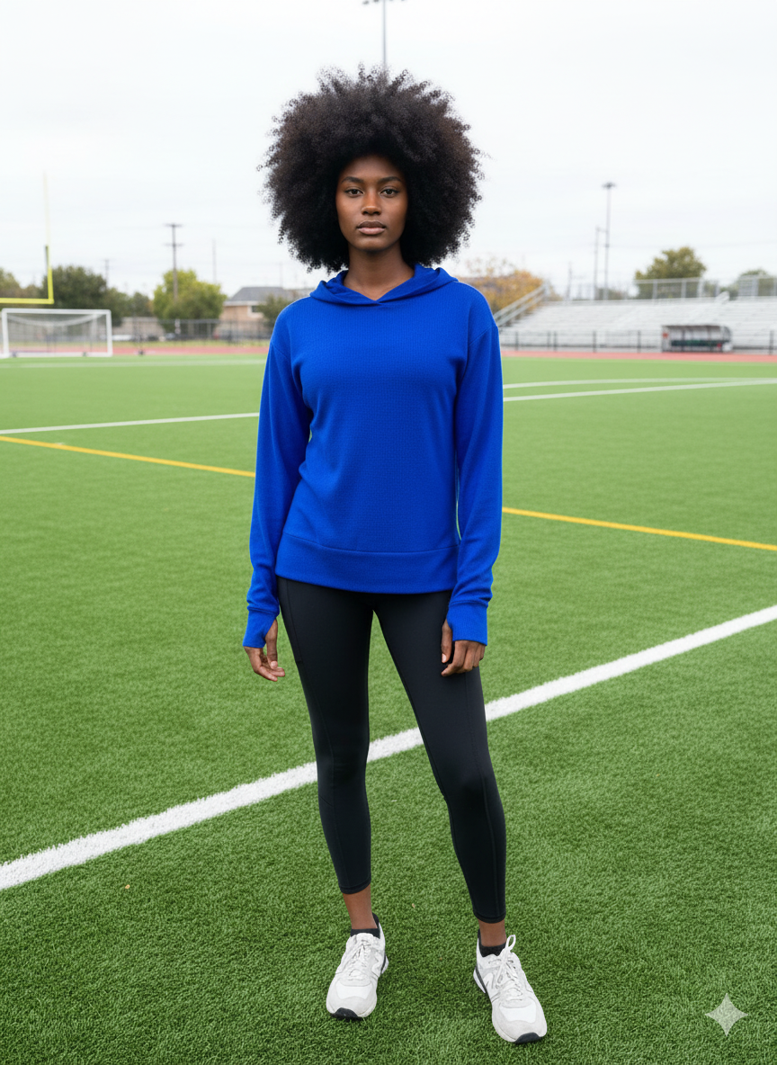 PULLOVER HOODIE W/THUMBHOLES by Kadi