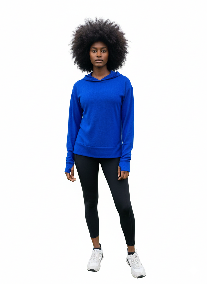 PULLOVER HOODIE W/THUMBHOLES by Kadi