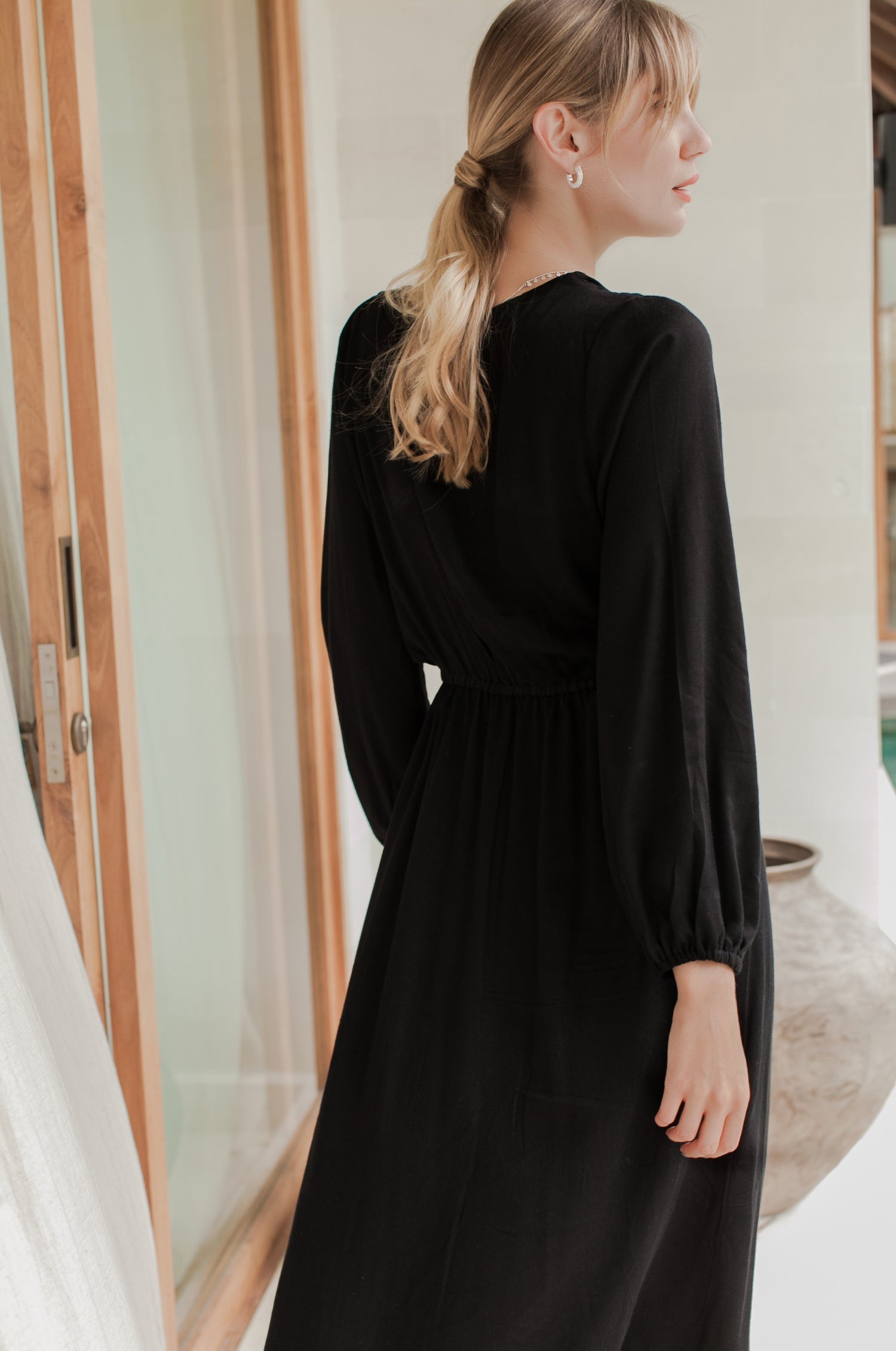 Greta Long Sleeve Midi Dress by Bali ELF