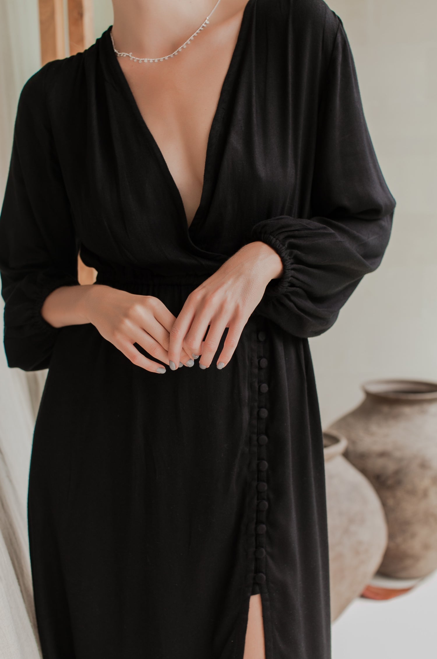 Greta Long Sleeve Midi Dress by Bali ELF