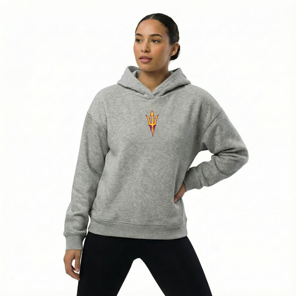 Oversized Zipper Pocket Hoodie Arizona-State by Kadi