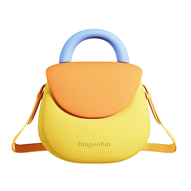 Fungoofun Gourd Crossbody Bag - Wheat-Field Sunset