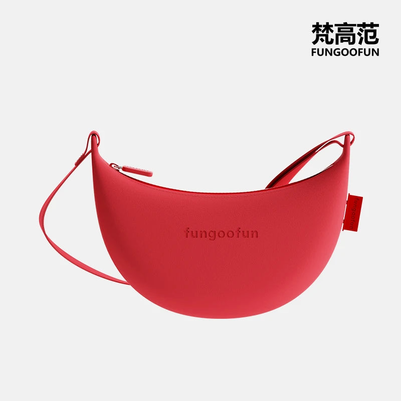 Fungoofun Banana Crossbody Bag - Red