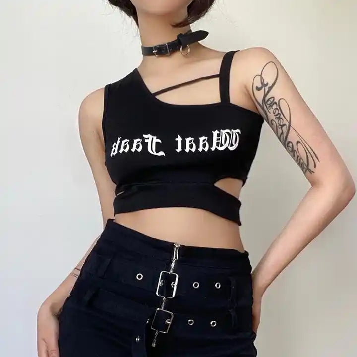 Crop Top Maximize by The Cursed Closet