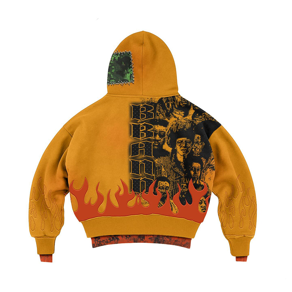 Riot crop hoodie colorway