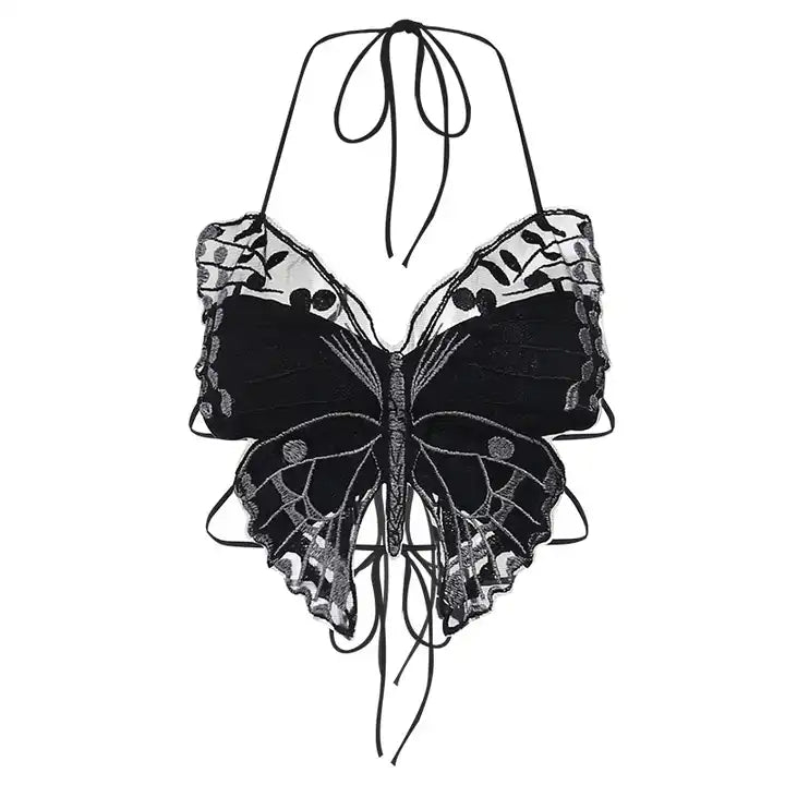 Nocturnal Butterfly Top by The Cursed Closet