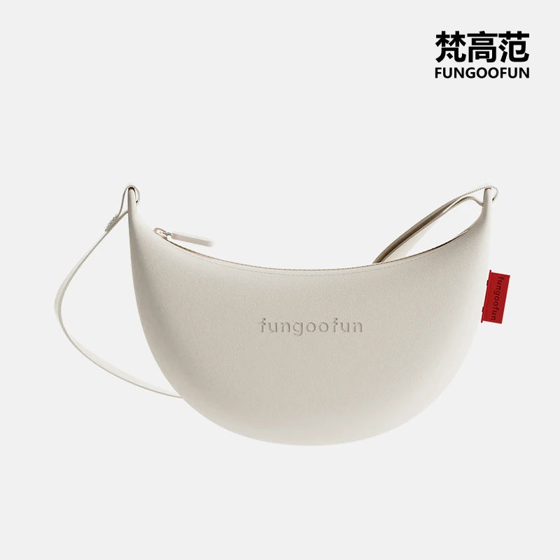 Fungoofun Banana Crossbody Bag - Off-White