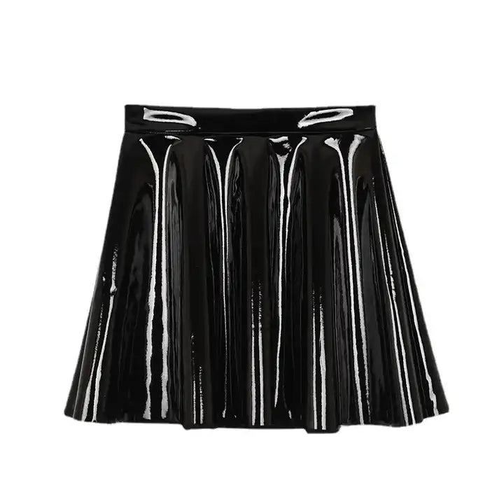 Dark Enigma Latex Skirt by The Cursed Closet