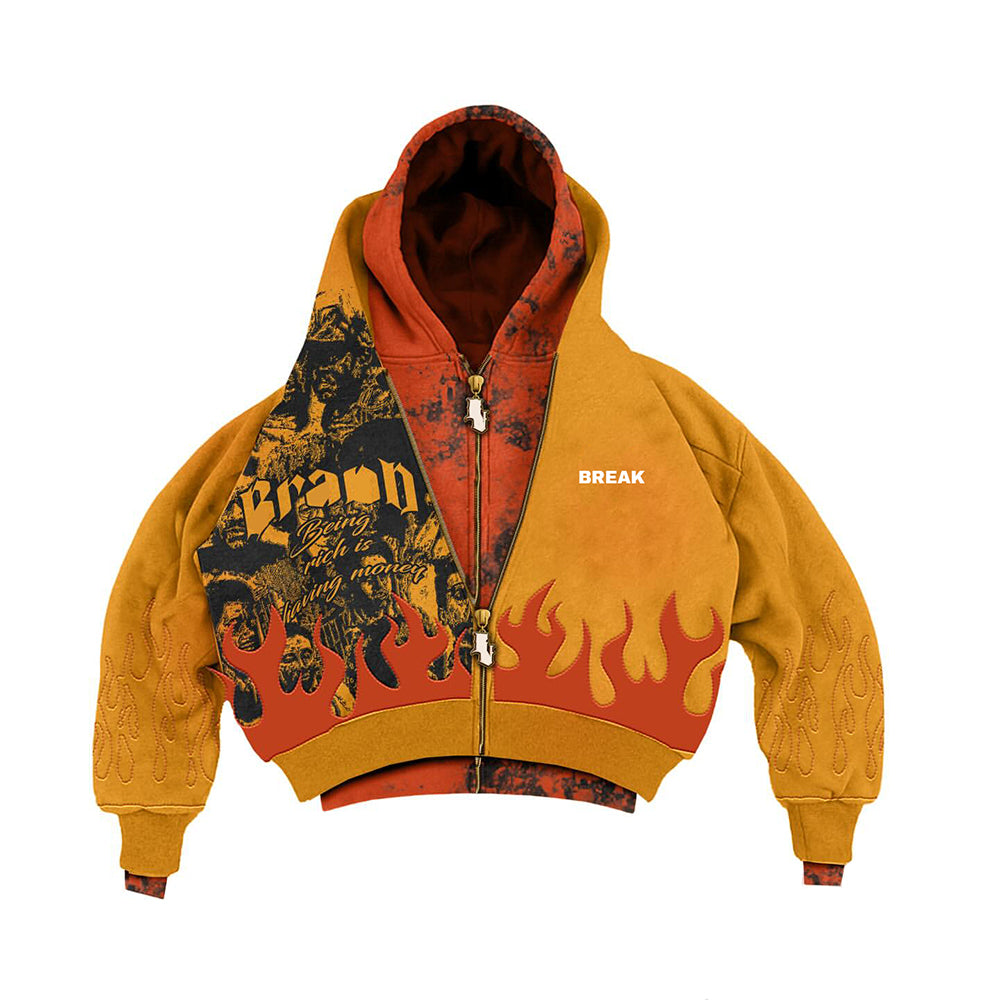 Riot crop hoodie colorway
