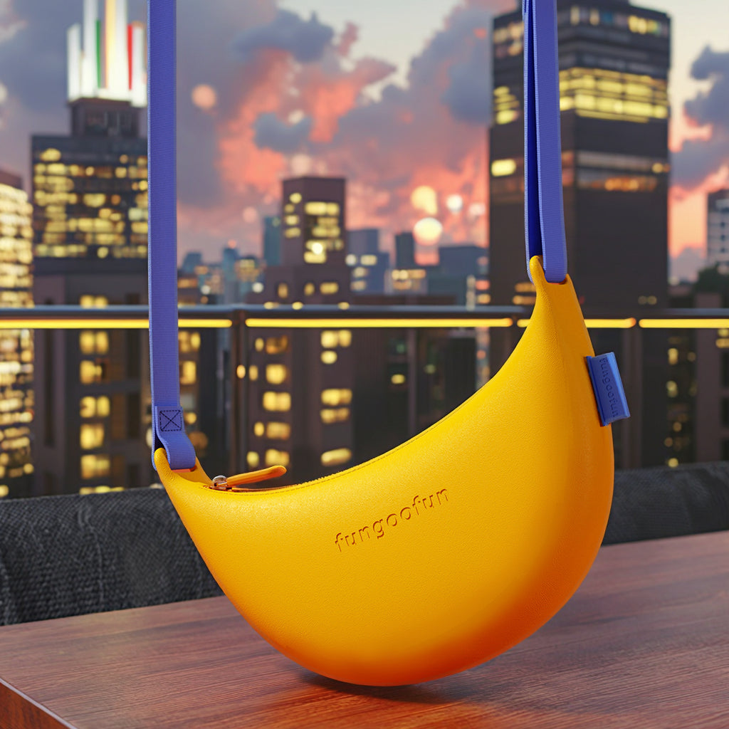 Fungoofun Banana Crossbody Bag