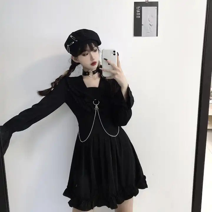 Gothic Chain Dress by The Cursed Closet