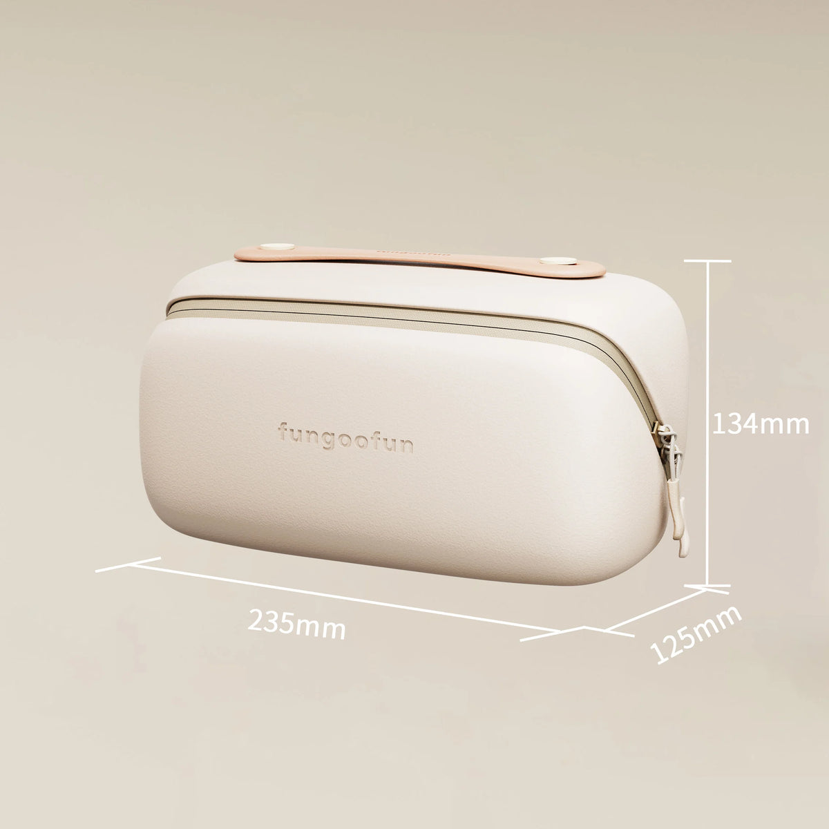 Fungoofun Time-Capsule Makeup Bag - Off-White