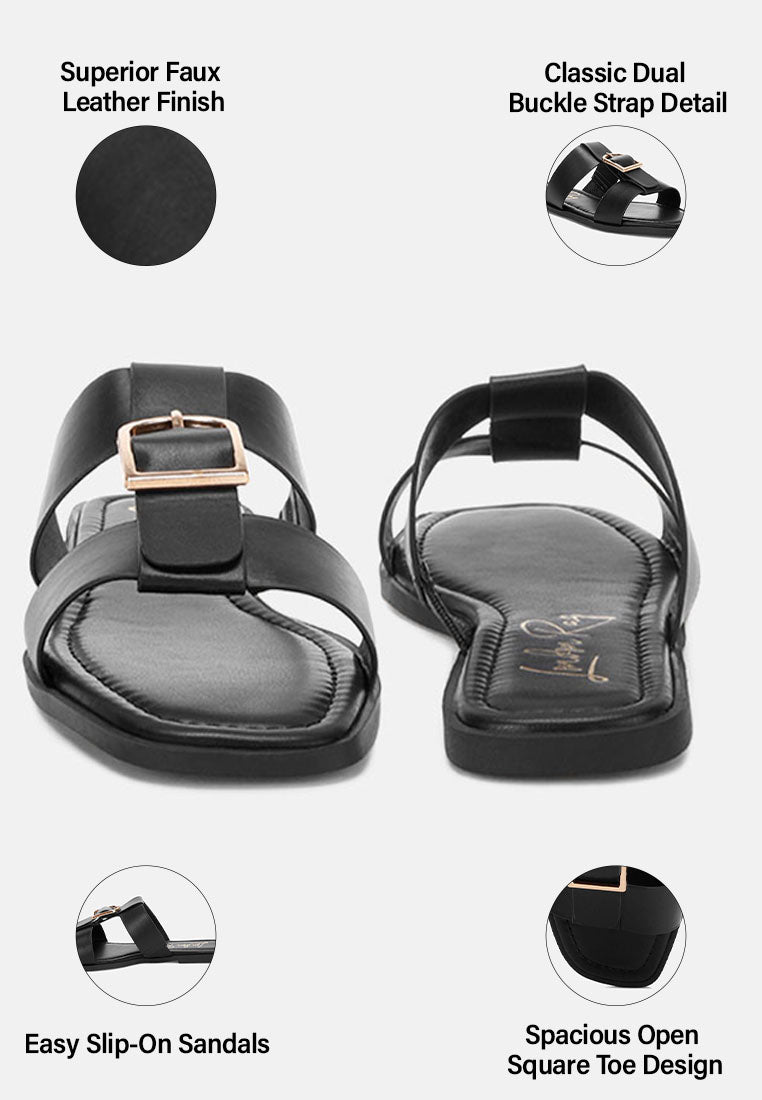 Hunab Gladiator Flat Slip Ons