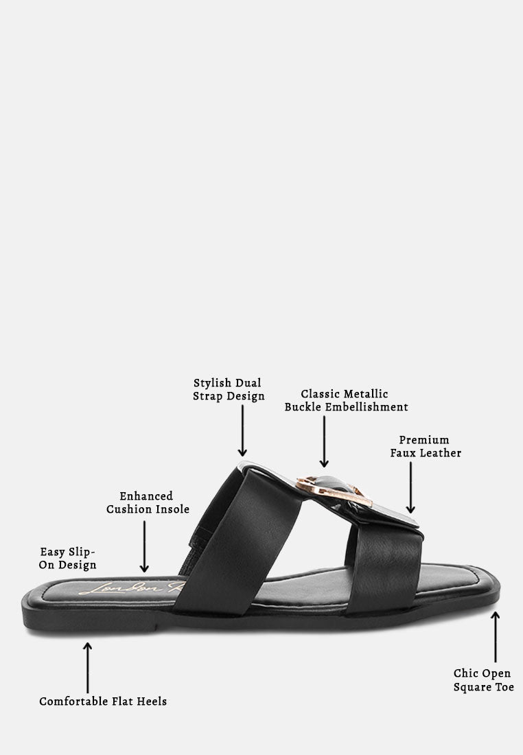 Hunab Gladiator Flat Slip Ons