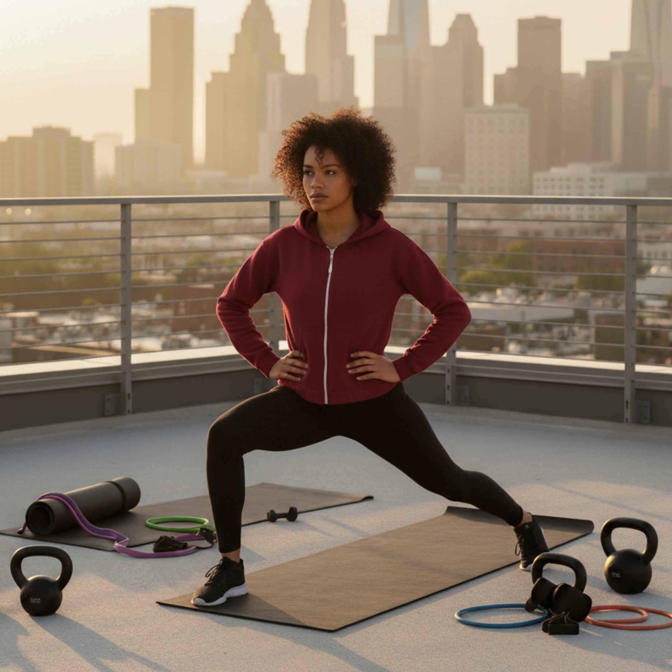 CROPPED ELASTICIZED HOODIE JACKET by Kadi