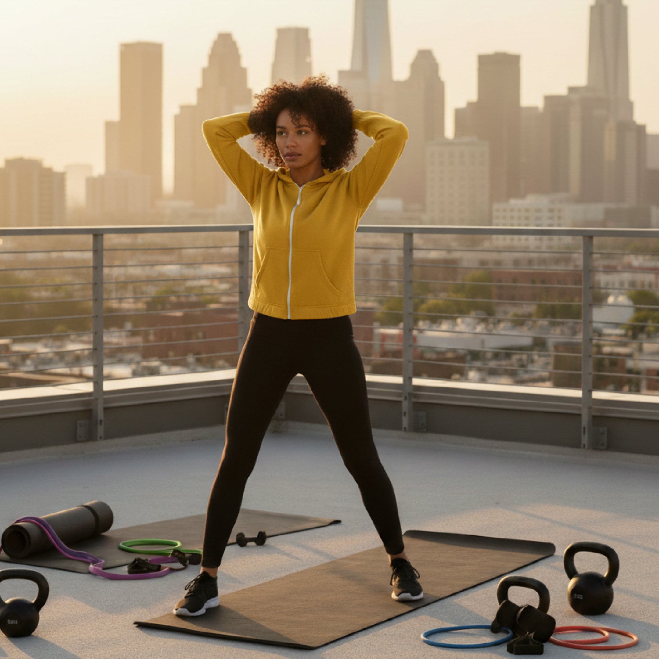 CROPPED ELASTICIZED HOODIE JACKET by Kadi