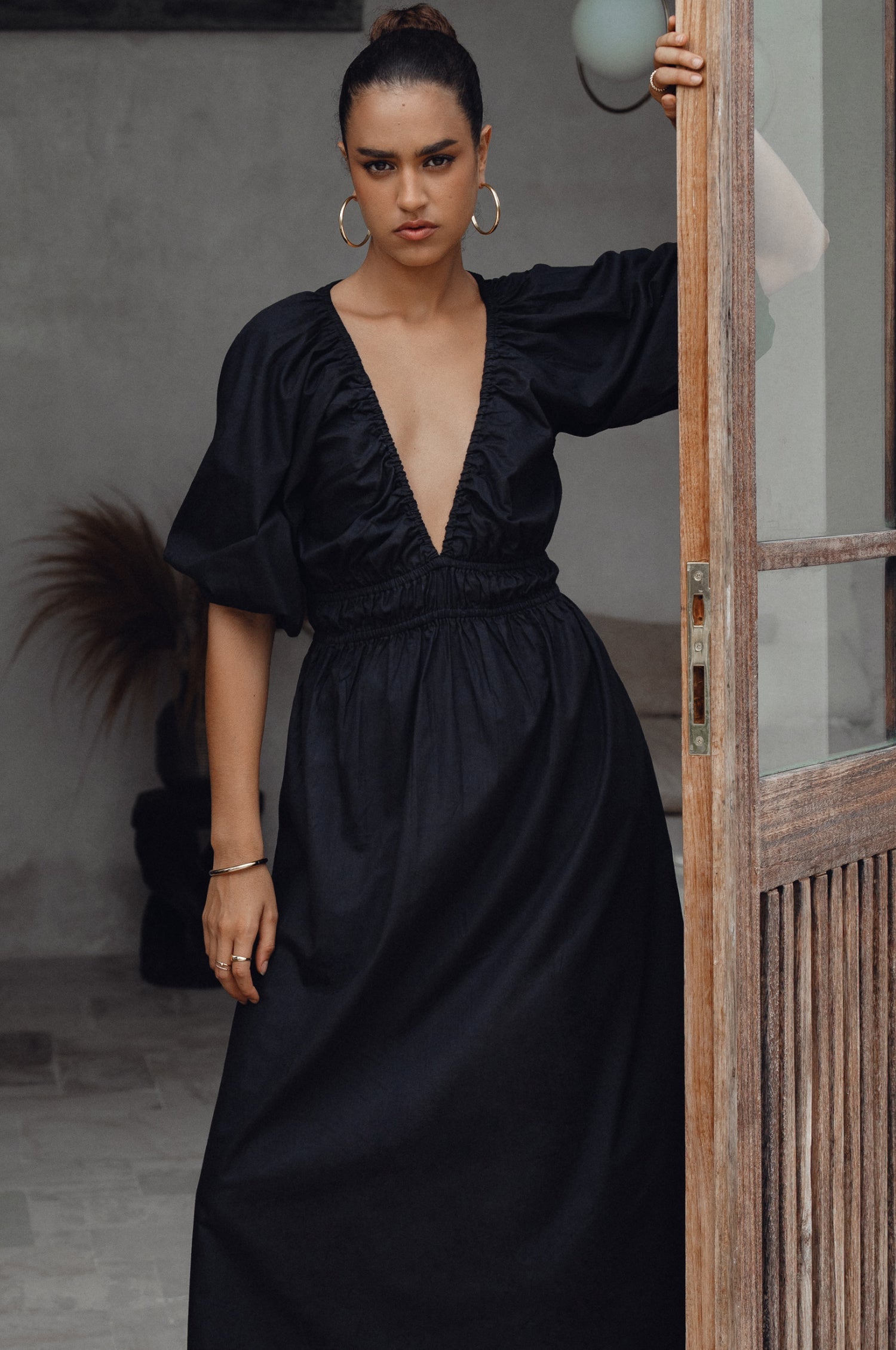Kezas Cotton Maxi Dress by Bali ELF