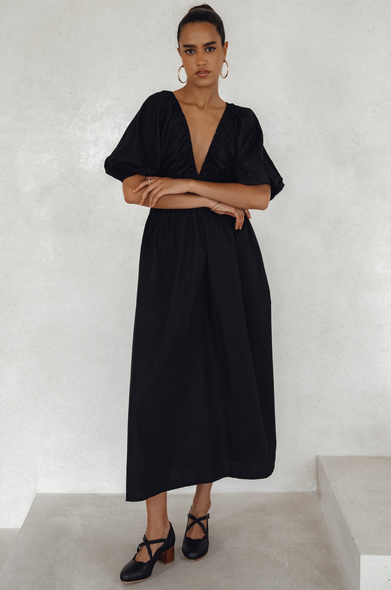 Kezas Cotton Maxi Dress by Bali ELF