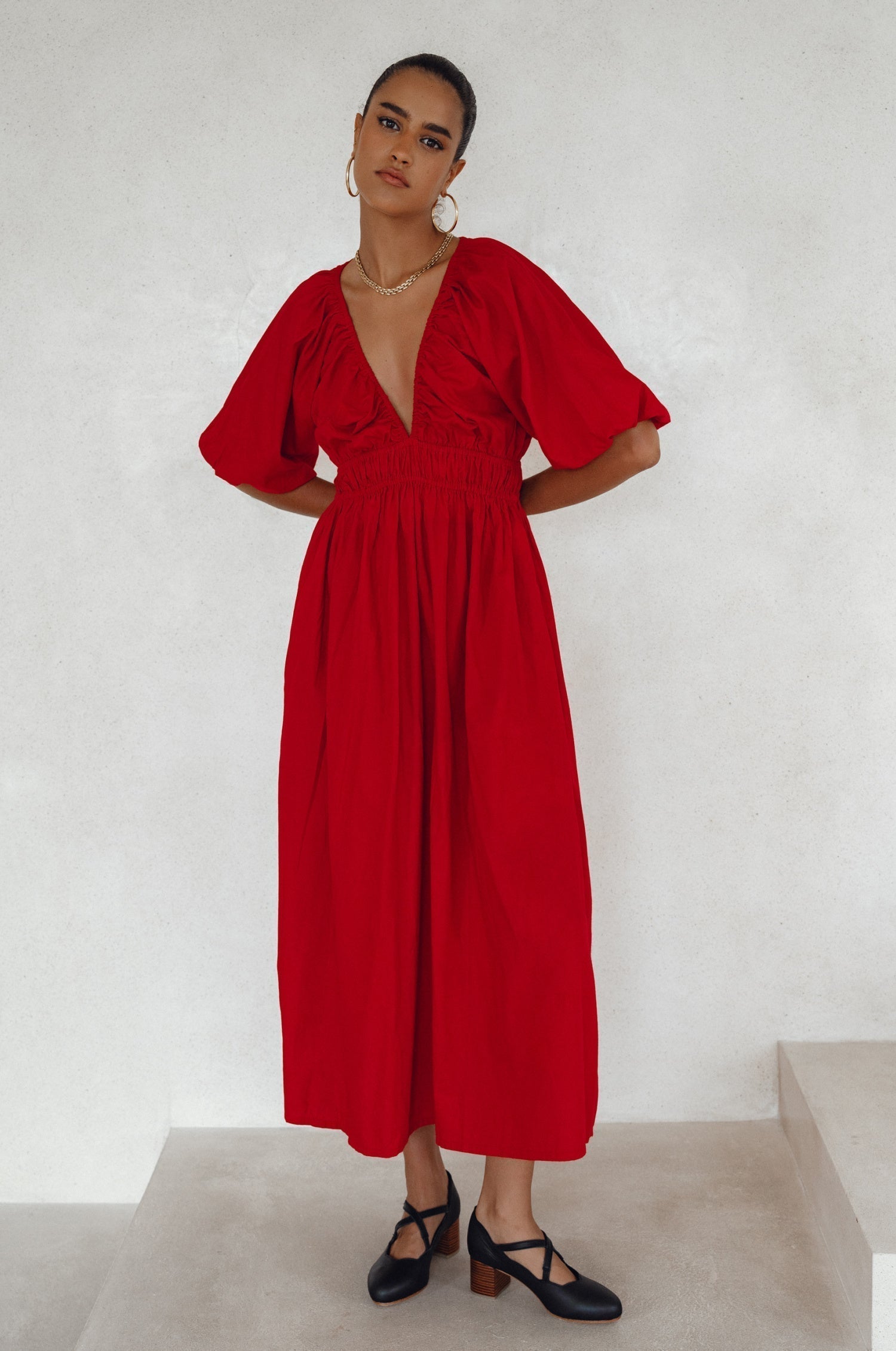 Kezas Cotton Maxi Dress by Bali ELF