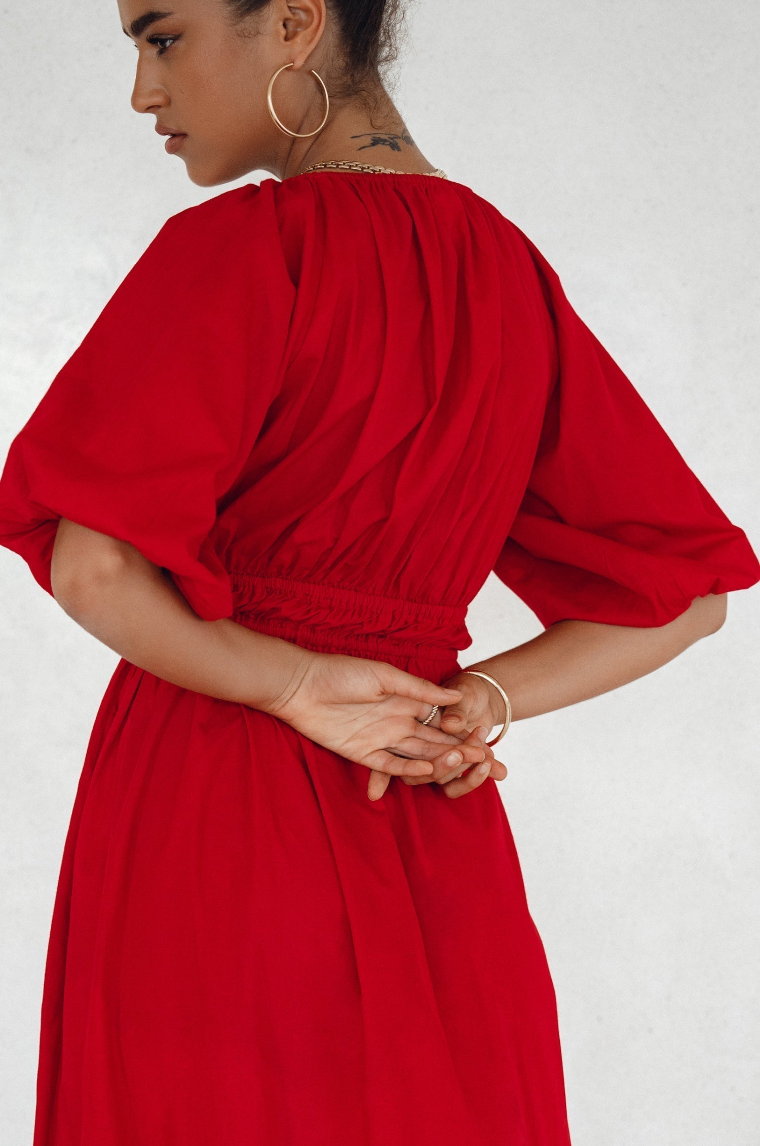Kezas Cotton Maxi Dress by Bali ELF