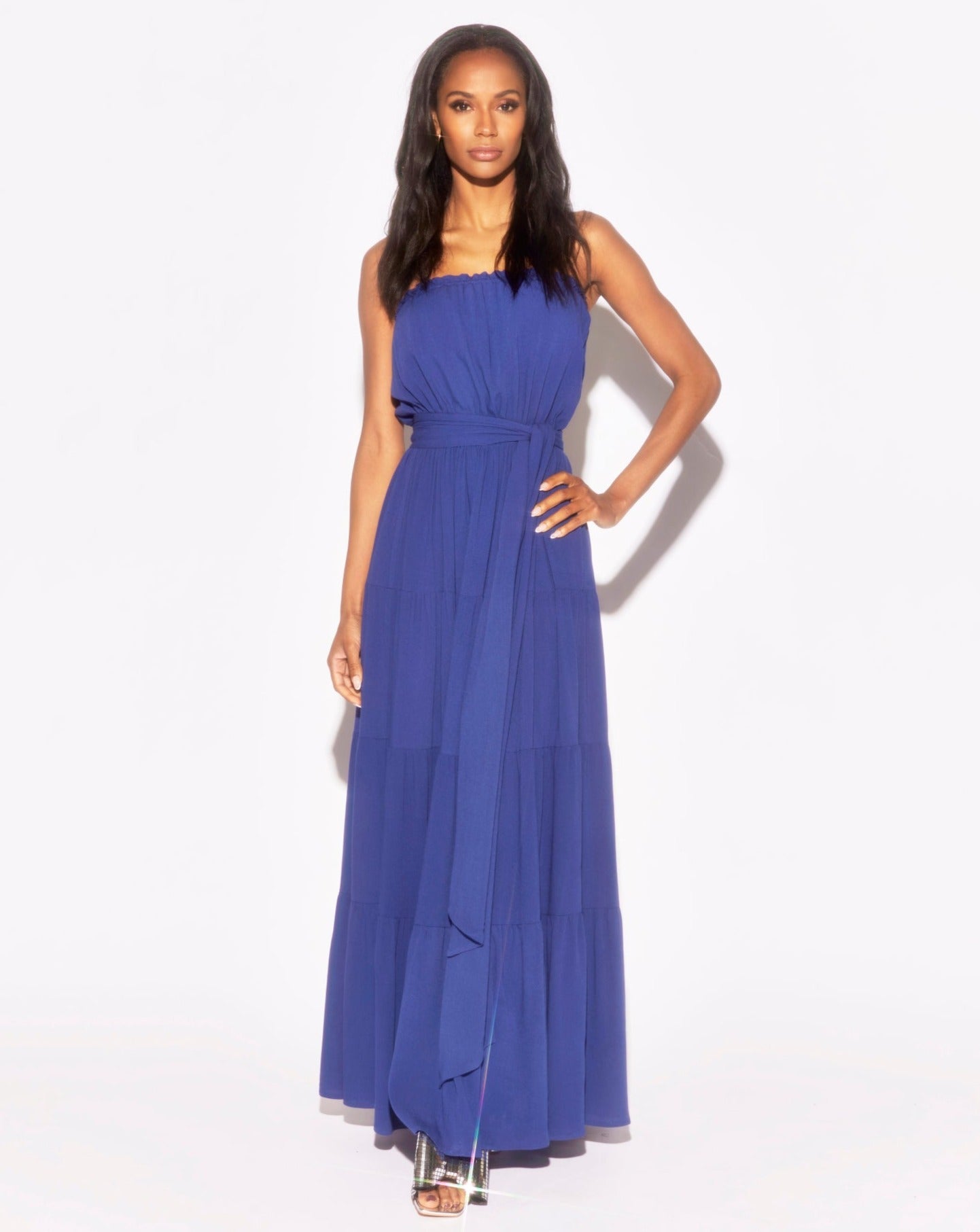 Morning Glory Maxi Dress - Royal by Meghan Fabulous