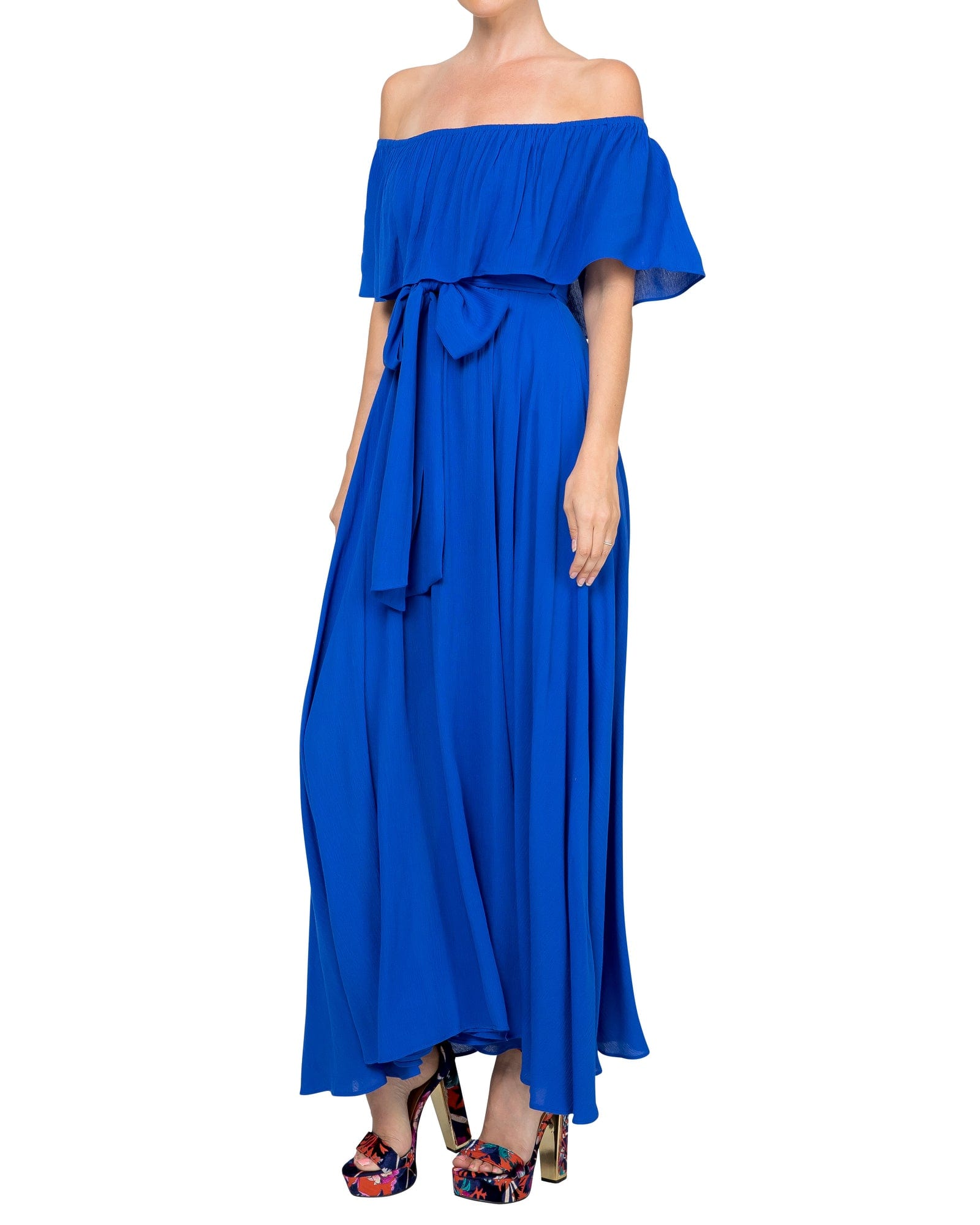 Morning Glory Maxi Dress - Royal by Meghan Fabulous