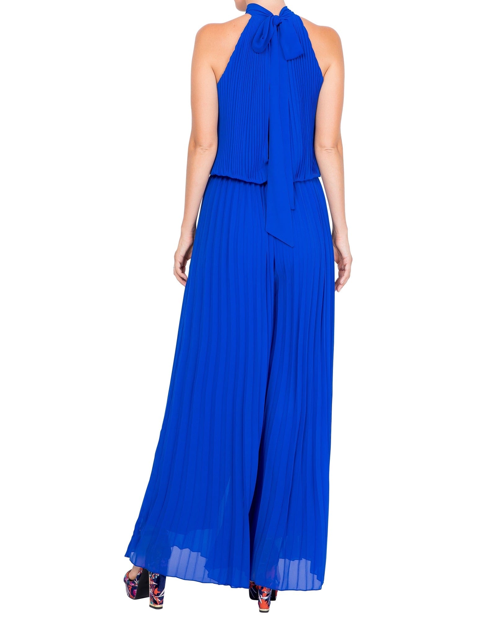 Wild Orchid Pleat Jumpsuit - Royal by Meghan Fabulous