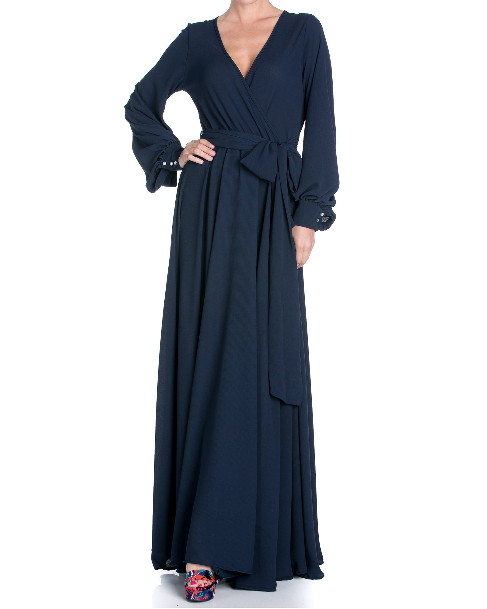 LilyPad Maxi Dress - Navy by Meghan Fabulous