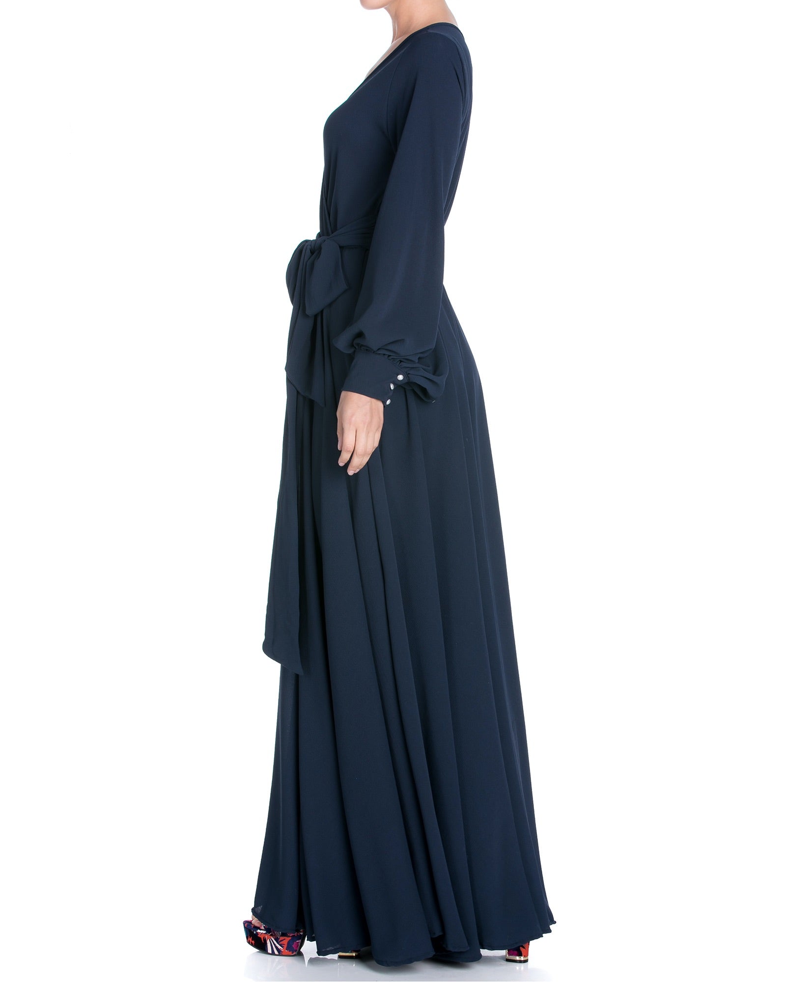 LilyPad Maxi Dress - Navy by Meghan Fabulous