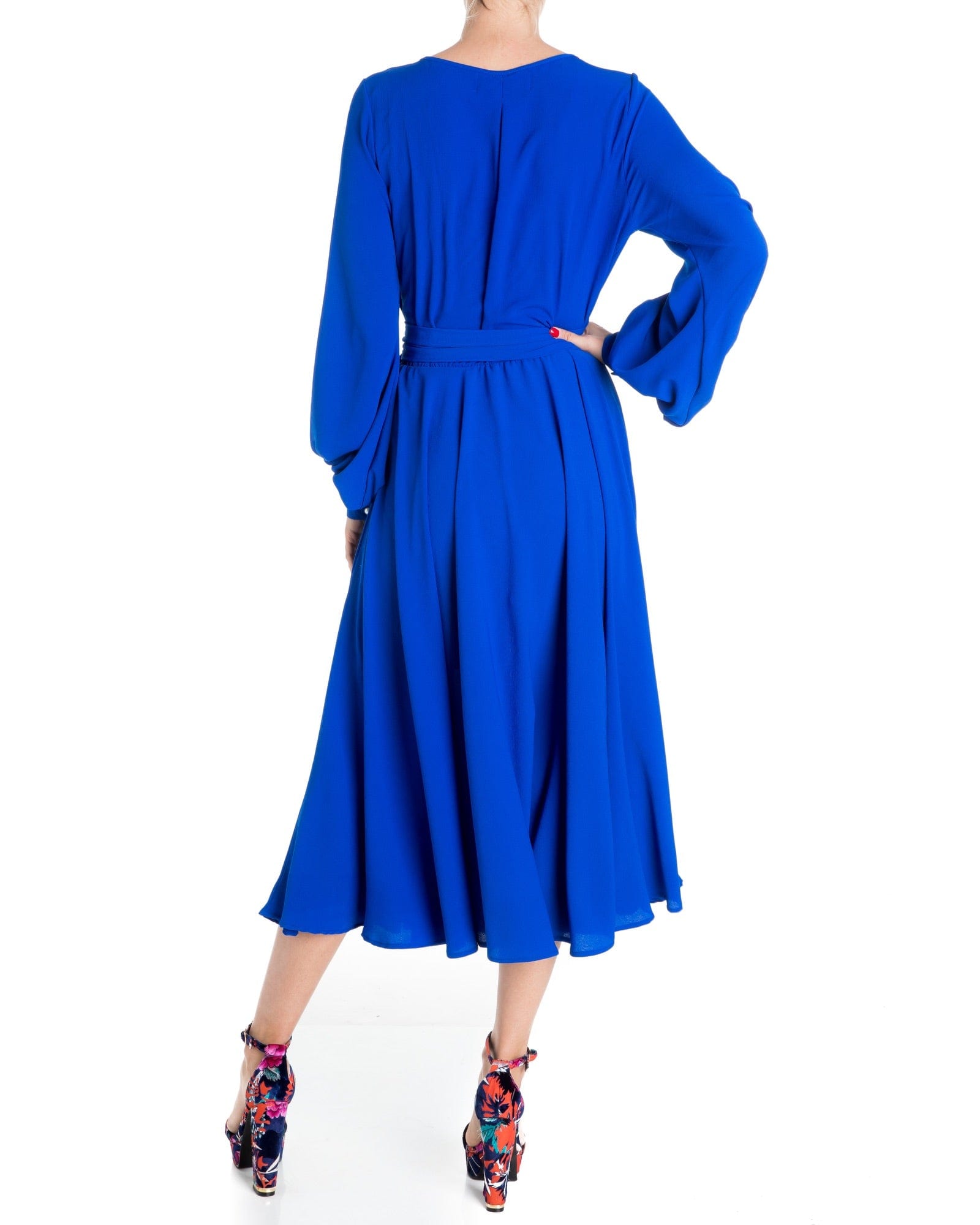 LilyPad Midi Dress - Royal by Meghan Fabulous